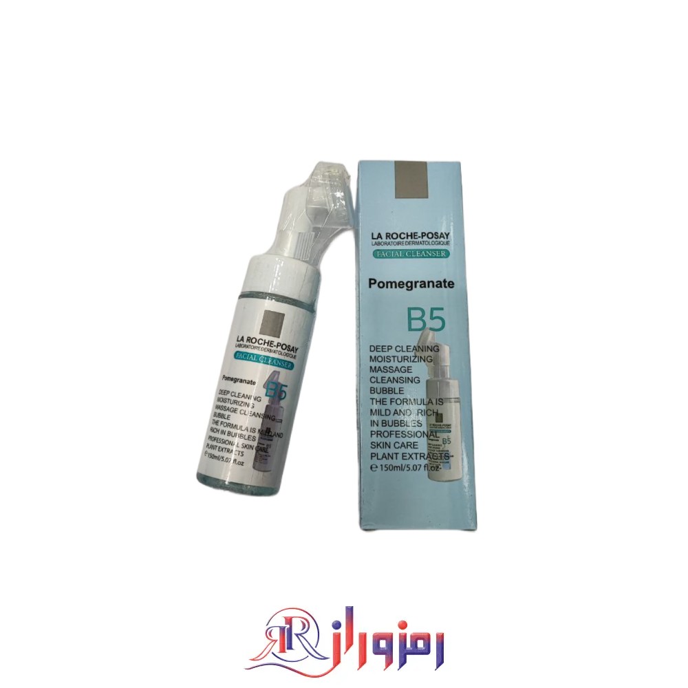 فوم شستشوی صورت براش دار لاروش پوزای مدل ویتامین B5 حجم 150 میل